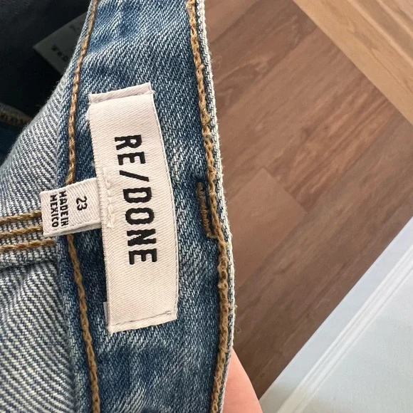 Re/Done Light Blue Denim Jeans - Picture 3 of 3